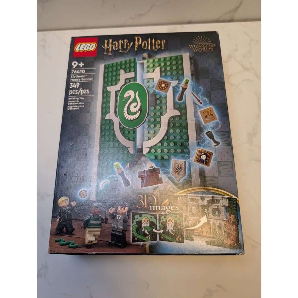LEGO Harry Potter 76410 Slytherin House Banner Sealed 3D Hogwarts Display